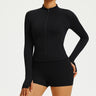 Zevrila Womens Yoga Outerwear Sun-protection Jacket Slim-fit And Quick-drying